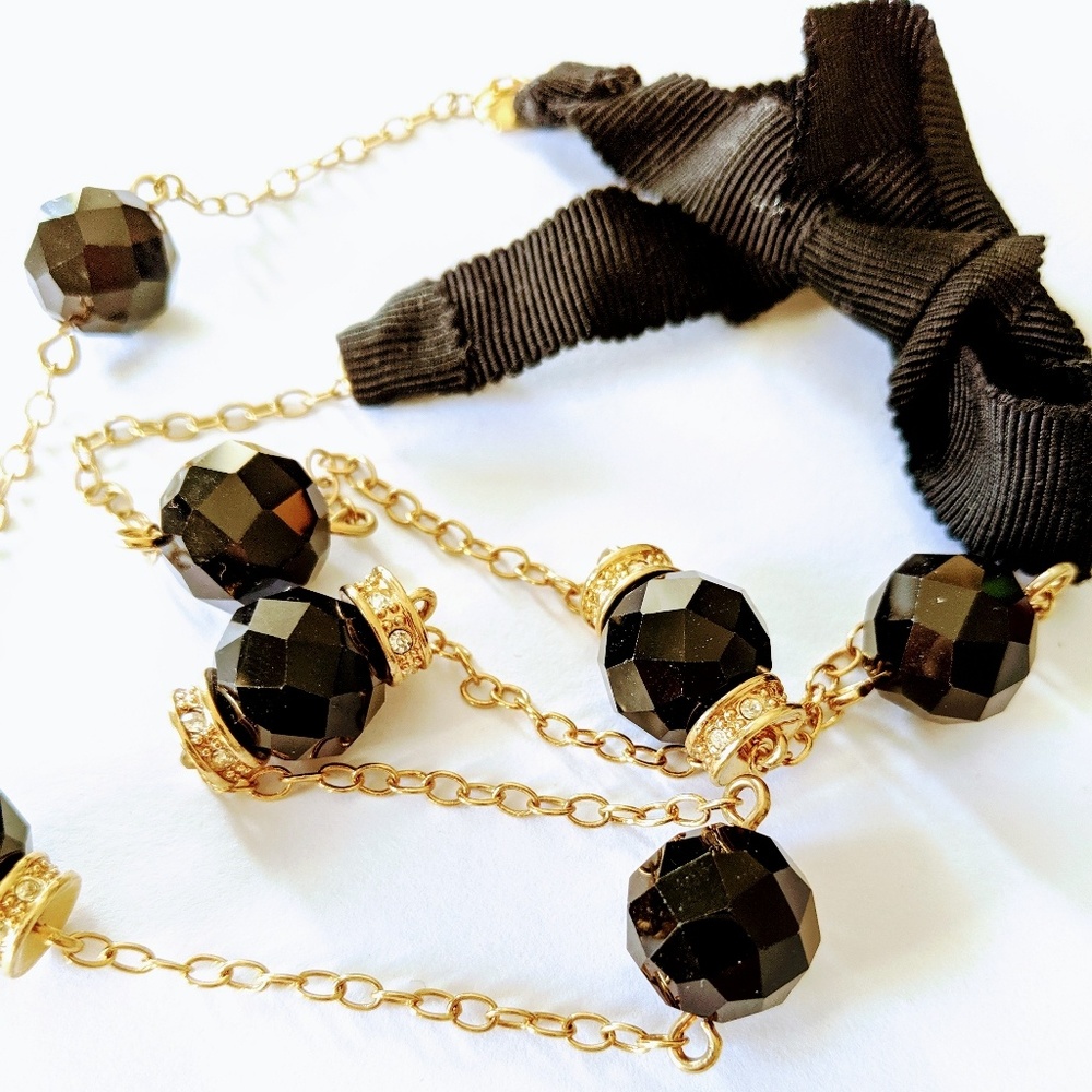 J.Crew Bead and Chain Necklace